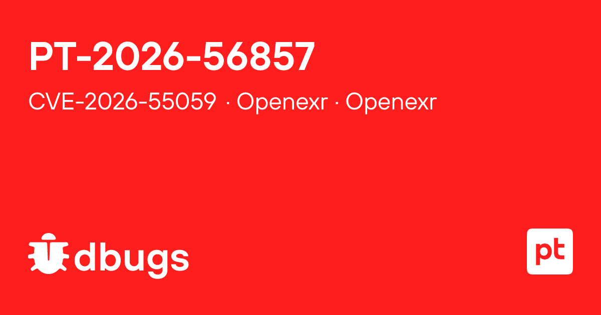 CVE-2026-55059 — Memory Corruption in Openexr Openexr | dbugs